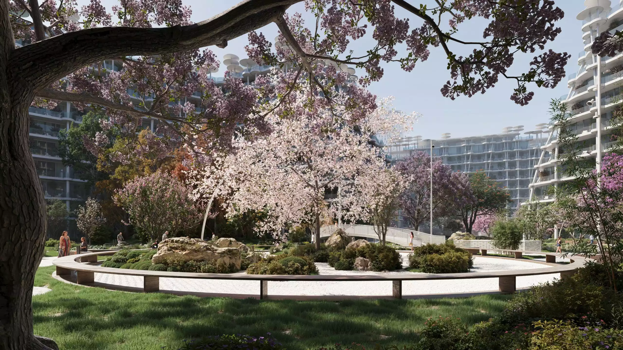 Sakura Gardens leisure deck