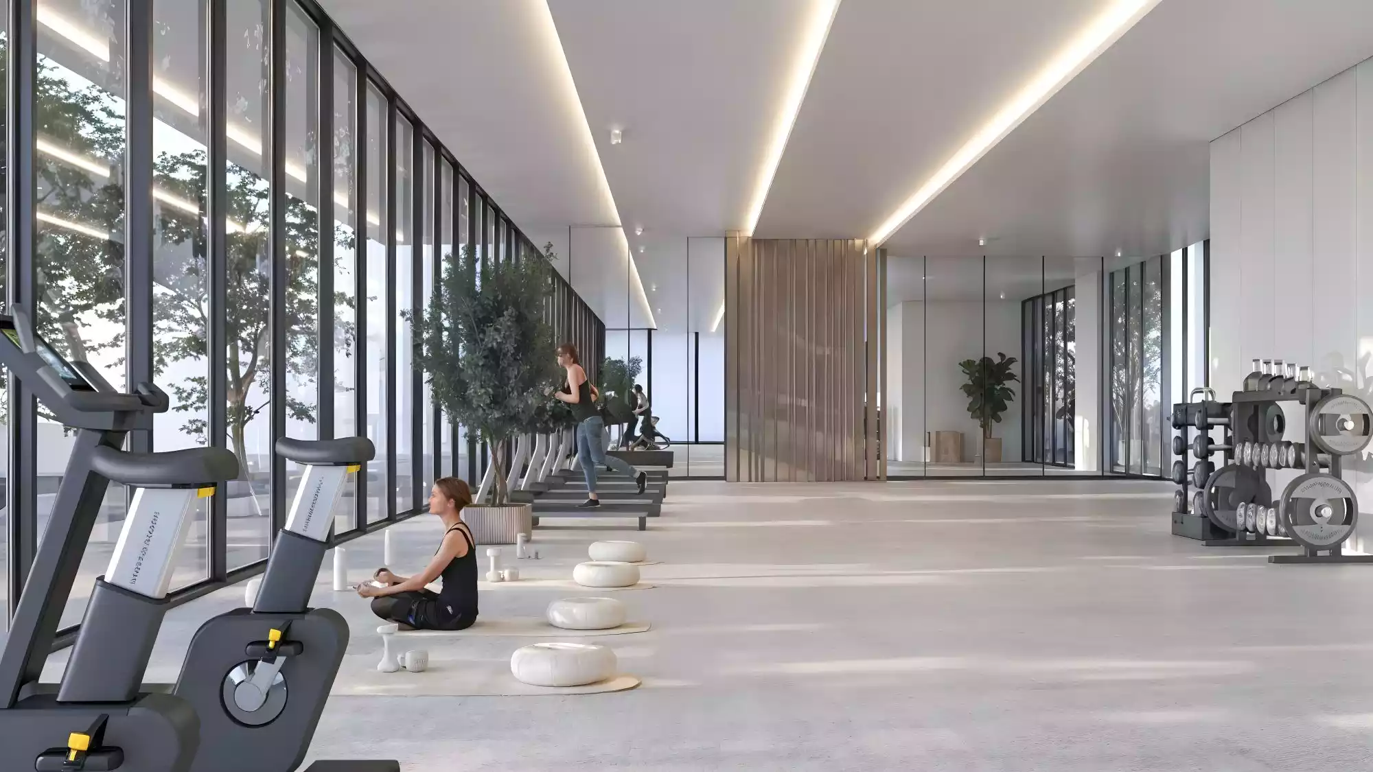 Sakura Gardens gym interior